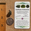 Raw Moldavite Pendant Sterling Silver #7700-Moldavite Life