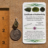 Raw Moldavite Pendant Sterling Silver #7815-Moldavite Life