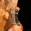 Raw Moldavite Pendant Sterling Silver #7822-Moldavite Life