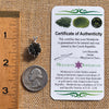 Raw Moldavite Pendant Sterling Silver #7841-Moldavite Life