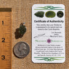 Raw Moldavite Pendant Sterling Silver #7844-Moldavite Life