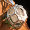 Raw Moldavite & Phenakite Pendant Sterling #7524-Moldavite Life