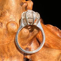 Raw Phenacite Ring Sterling Silver Size 5 #5110-Moldavite Life