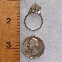 Raw Phenacite Ring Sterling Silver Size 7 #5112-Moldavite Life