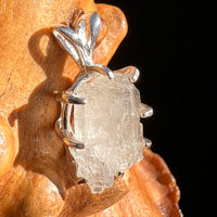 Raw Phenakite Crystal Pendant Sterling #6875-Moldavite Life