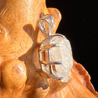 Raw Phenakite Crystal Pendant Sterling #6875-Moldavite Life