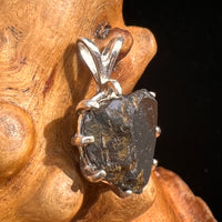 Raw Shungite Pendant Silver Elite Noble #7153-Moldavite Life