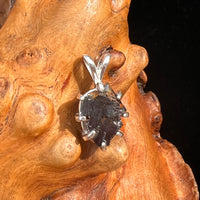 Raw Shungite Pendant Silver Elite Noble #7154-Moldavite Life