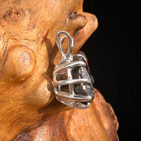 Raw Shungite Pendant Silver Elite Noble #7157-Moldavite Life