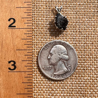 Raw Shungite Pendant Silver Elite Noble #7157-Moldavite Life