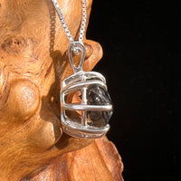 Raw Shungite Pendant Silver Elite Noble #7164-Moldavite Life