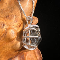 Raw Shungite Pendant Silver Elite Noble #7169-Moldavite Life