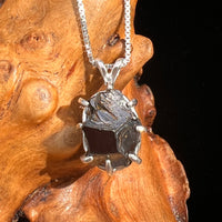 Raw Shungite Pendant Silver Elite Noble #7169-Moldavite Life