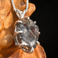 Raw Shungite Pendant Silver Elite Noble #7170-Moldavite Life