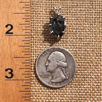 Raw Shungite Pendant Silver Elite Noble #7170-Moldavite Life