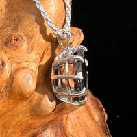 Raw Shungite Pendant Silver Elite Noble #7182-Moldavite Life