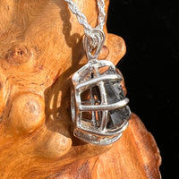 Raw Shungite Pendant Silver Elite Noble #7184-Moldavite Life