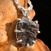 Raw Shungite Pendant Silver Elite Noble #7192-Moldavite Life