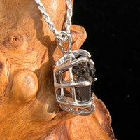 Raw Shungite Pendant Silver Elite Noble #7192-Moldavite Life