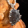 Raw Shungite Pendant Silver Elite Noble #7193-Moldavite Life