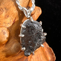 Raw Shungite Pendant Silver Elite Noble #7193-Moldavite Life