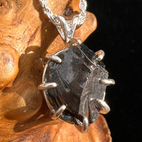 Raw Shungite Pendant Silver Elite Noble #7198-Moldavite Life