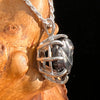 Raw Shungite Pendant Silver Elite Noble #7198-Moldavite Life