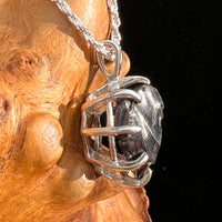 Raw Shungite Pendant Silver Elite Noble #7198-Moldavite Life