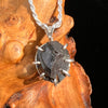 Raw Shungite Pendant Silver Elite Noble #7198-Moldavite Life