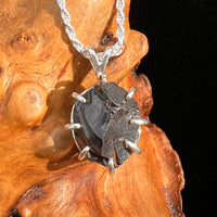 Raw Shungite Pendant Silver Elite Noble #7198-Moldavite Life