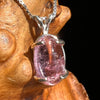 Rubellite Pink Tourmaline Necklace Sterling #5154-Moldavite Life