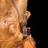 Rubellite Pink Tourmaline Necklace Sterling #5155-Moldavite Life