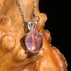 Rubellite Pink Tourmaline Pendant Sterling #5152-Moldavite Life