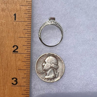 Rubellite Pink Tourmaline Ring Sterling Silver #5147-Moldavite Life