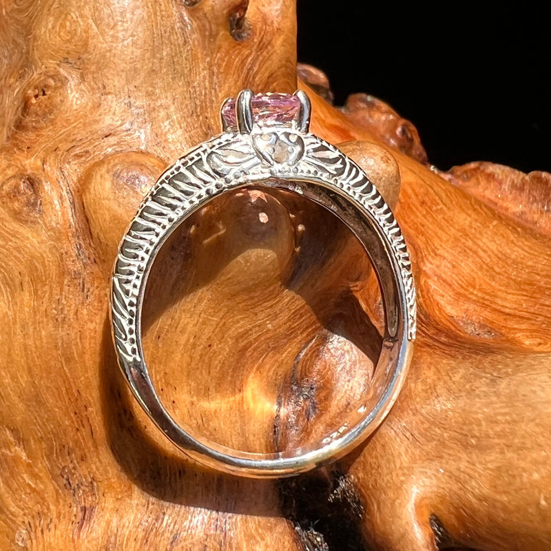 Rubellite Pink Tourmaline Ring Sterling Silver #5148-Moldavite Life