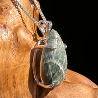 Seraphinite Pendant Sterling Silver #6555-Moldavite Life