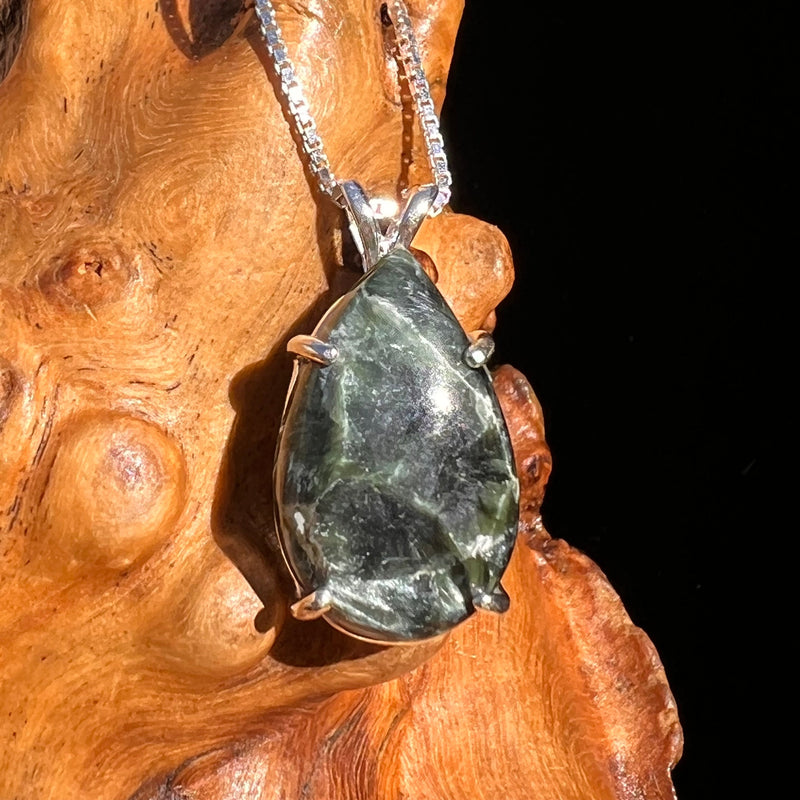 Seraphinite Pendant Sterling Silver #6556-Moldavite Life