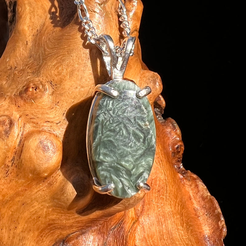 Seraphinite Pendant Sterling Silver #6560-Moldavite Life