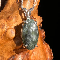 Seraphinite Pendant Sterling Silver #6561-Moldavite Life