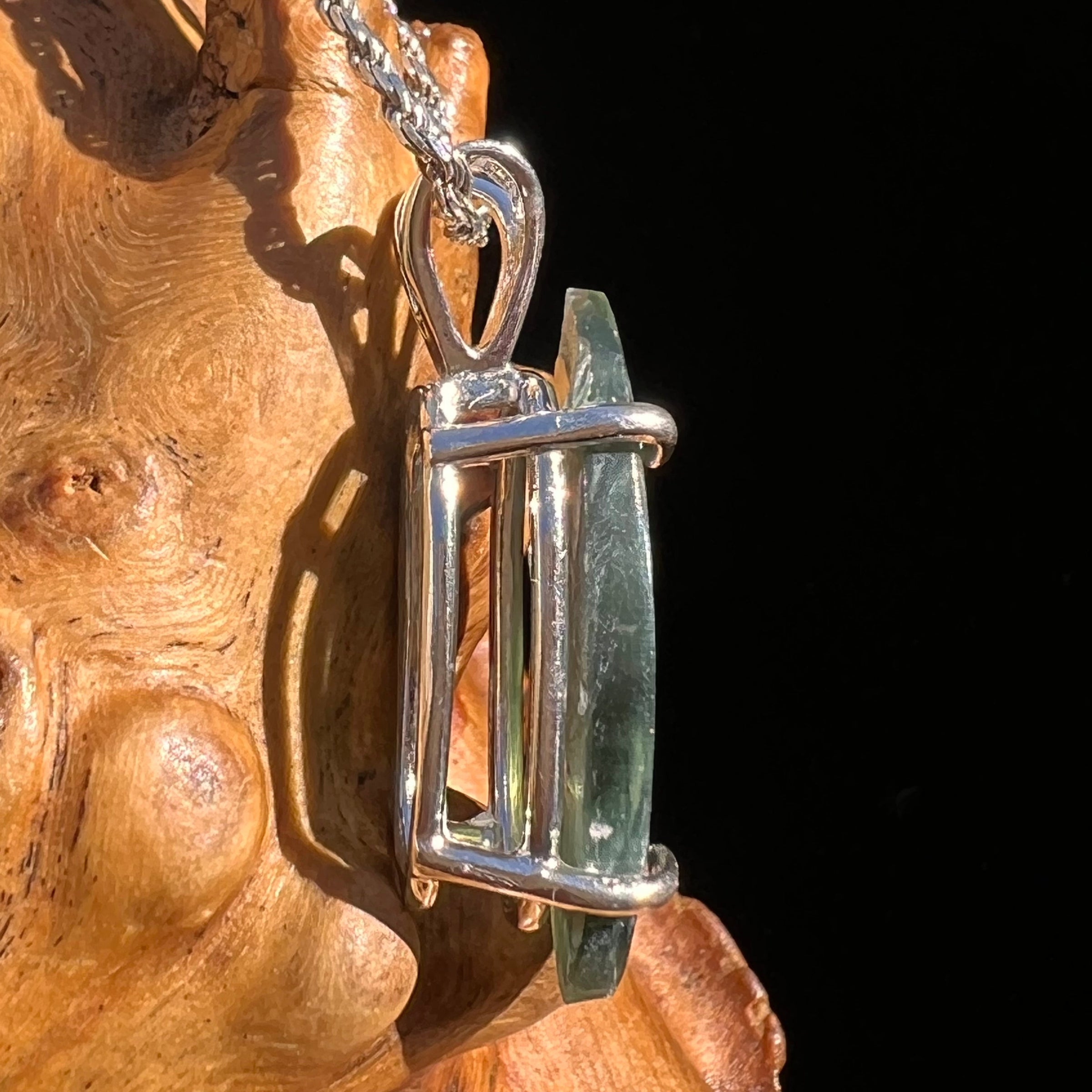 Seraphinite Pendant Sterling Silver #6564-Moldavite Life