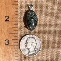 Seraphinite Pendant Sterling Silver #6566-Moldavite Life