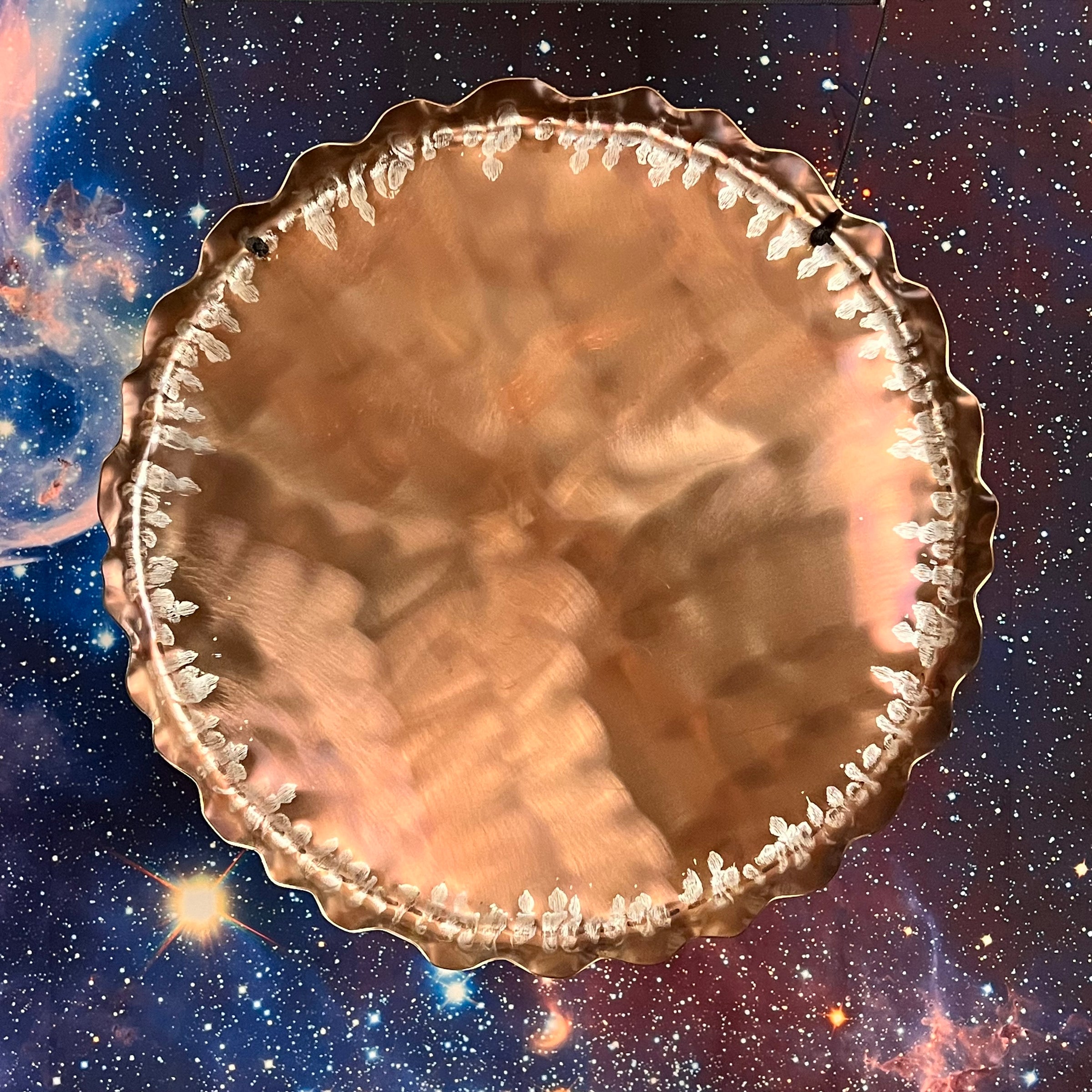 Shimmer Ray Gong 20"-Moldavite Life