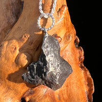 Sikhote Alin Meteorite Pendant Sterling Silver #7405-Moldavite Life