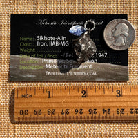 Sikhote Alin Meteorite Pendant Sterling Silver #7410-Moldavite Life