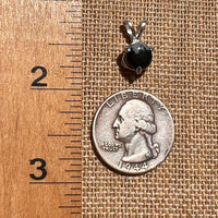 Snowflake Obsidian Pendant Sterling Silver #6736-Moldavite Life