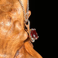 Spessartine Garnet Necklace Sterling Silver #6197-Moldavite Life