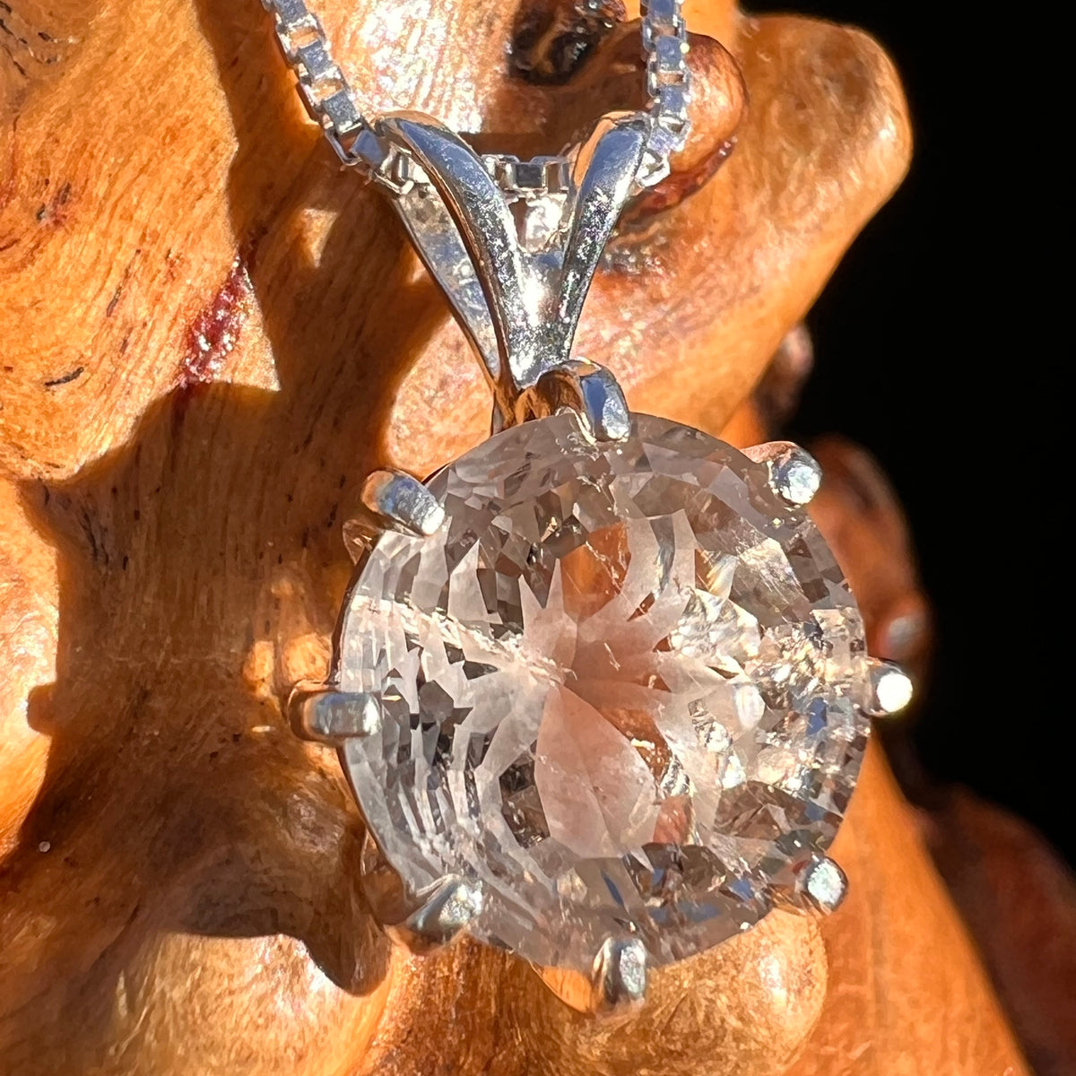 Spider Quartz Pendant Sterling Silver #7796-Moldavite Life