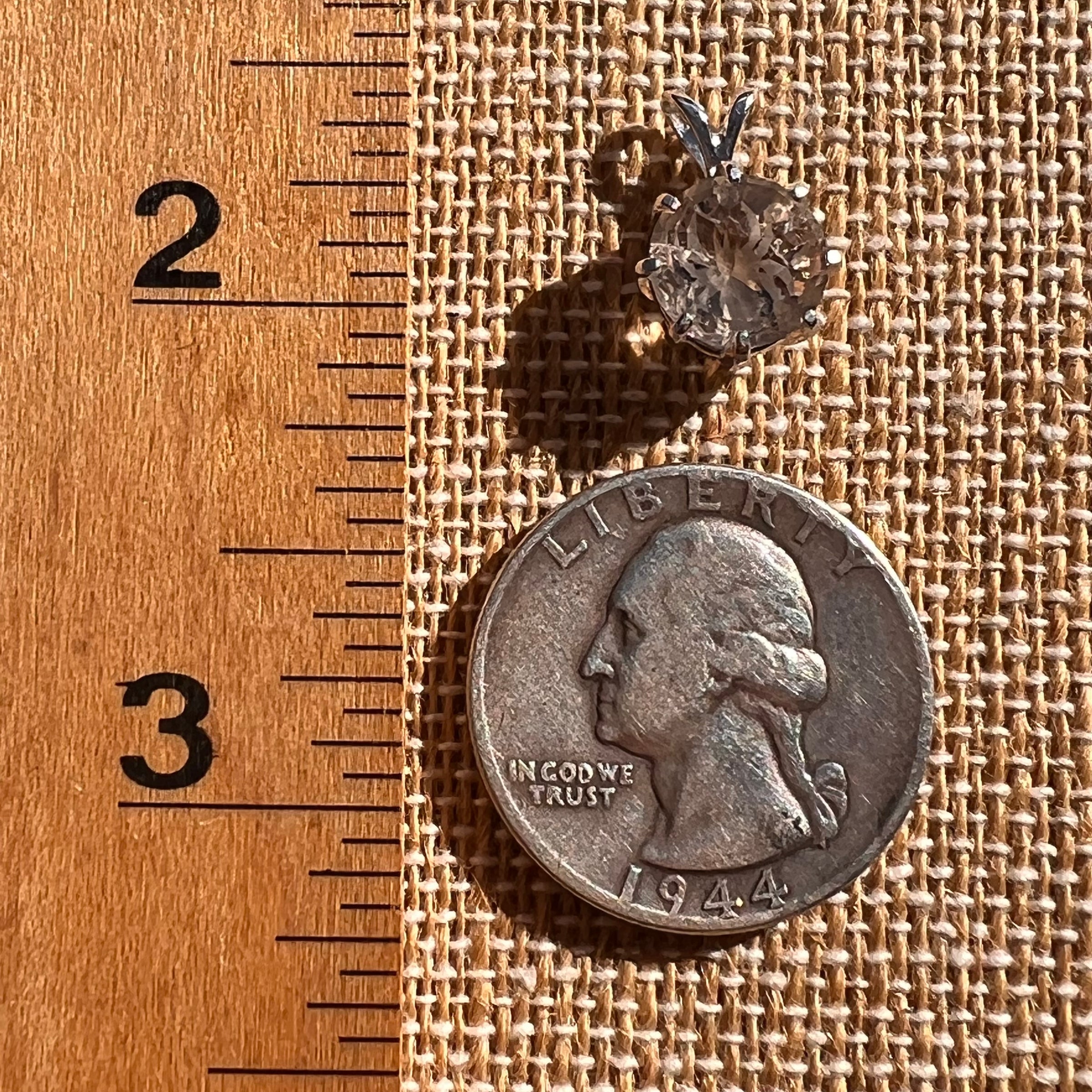 Spider Quartz Pendant Sterling Silver #7796-Moldavite Life