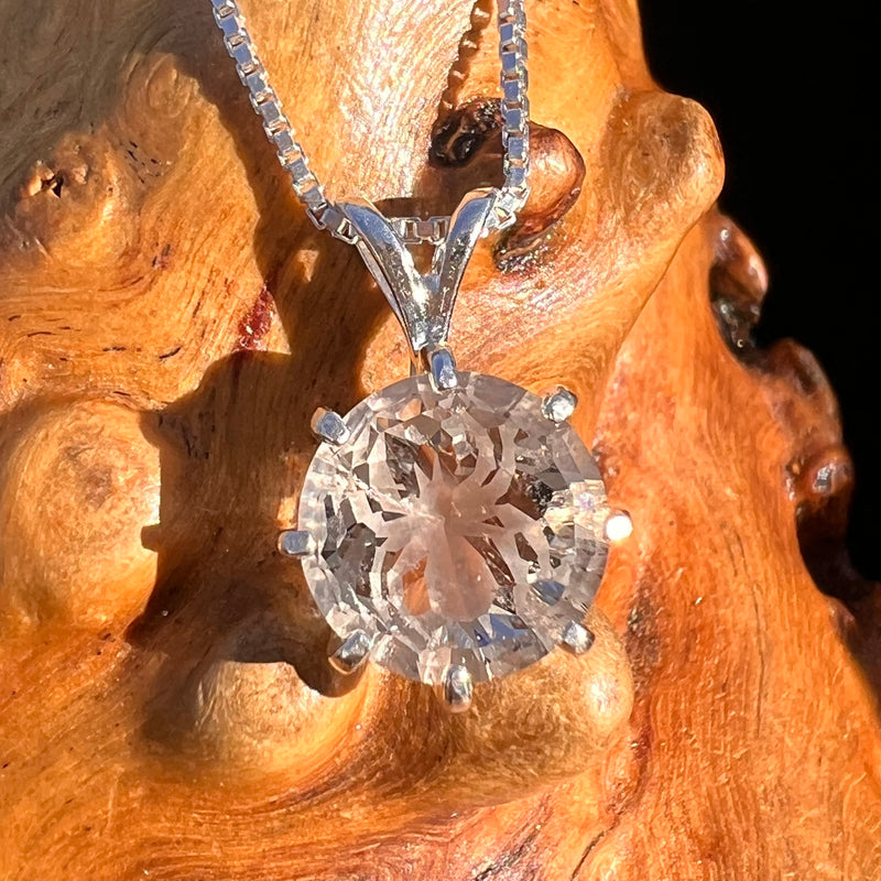 Spider Quartz Pendant Sterling Silver #7796-Moldavite Life