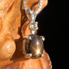 Star Sapphire & Moldavite Necklace Silver #7289-Moldavite Life
